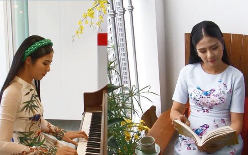 Sau nhiều năm tháng phấn đấu, lao động nghệ thuật chăm chỉ, Hoa hậu Ngọc Hân đã tậu được căn hộ chung cư ấm cúng ở quận Hai Bà Trưng (Hà Nội). 
