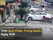Clip Eva - Khoảnh khắc người đàn ông dùng tay không cứu sống bé trai rơi từ tầng 2
