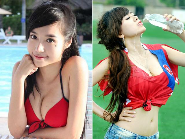 Hai hotgirl ngực khủng được trai Việt mê mẩn: bầu bí hết sẩy, đẻ con kinh ngạc