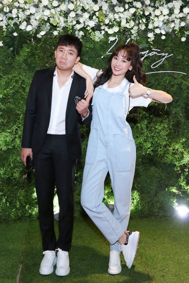 Trấn Thành, Hari Won tình tứ đến chúc mừng đàn em ra mắt phim ngôn tình - 6