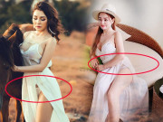 Thời trang - Hot girl tai tiếng Mon 2K diện váy xẻ cao đến mức làm lộ cả nội y phản cảm