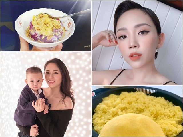 Gái chưa chồng, mẹ bỉm sữa khéo nhất showbiz Việt đua nhau làm xôi mùa dịch