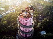 Xem ăn chơi - Đường hầm bí mật bên trong rồng khổng lồ ở Thái Lan