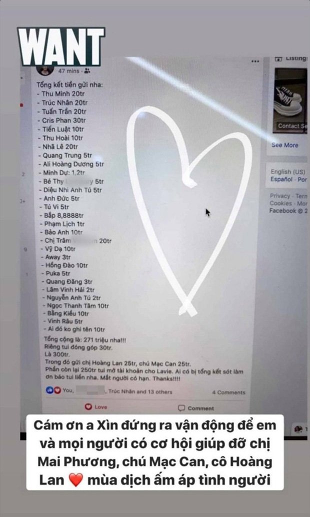 MC Trấn Thành âm thầm kêu gọi dàn nghệ sĩ quyên góp 250 triệu đồng cho con gái Mai Phương - 1