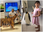 Làm mẹ - Trách dịch COVID-19, siêu mẫu Xuân Lan vẫn làm con gái sung sướng vì được đi "sở thú" tại nhà