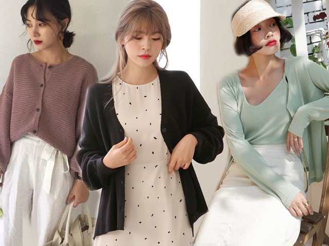 Áo cardigan, món đồ nàng không thể thiếu ngay cả khi ở nhà giữa mùa Hà Nội mưa lạnh