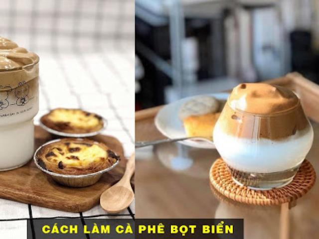 Cách làm cà phê bọt biển Dalgona Coffee thơm ngon hot nhất
