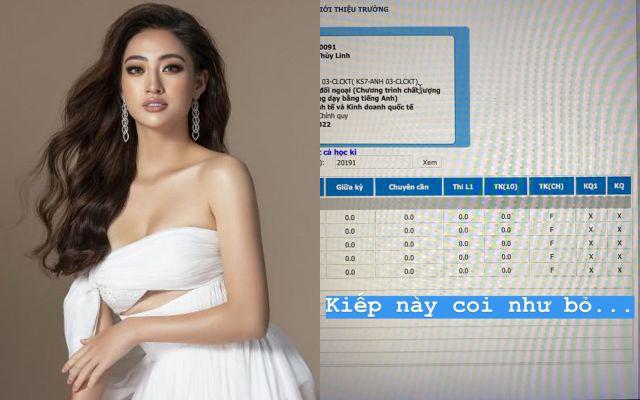 Hoa hậu học giỏi Lương Thùy Linh sợ bị mẹ đuổi khỏi nhà với bảng điểm amp;#34;đội sổamp;#34; - 2