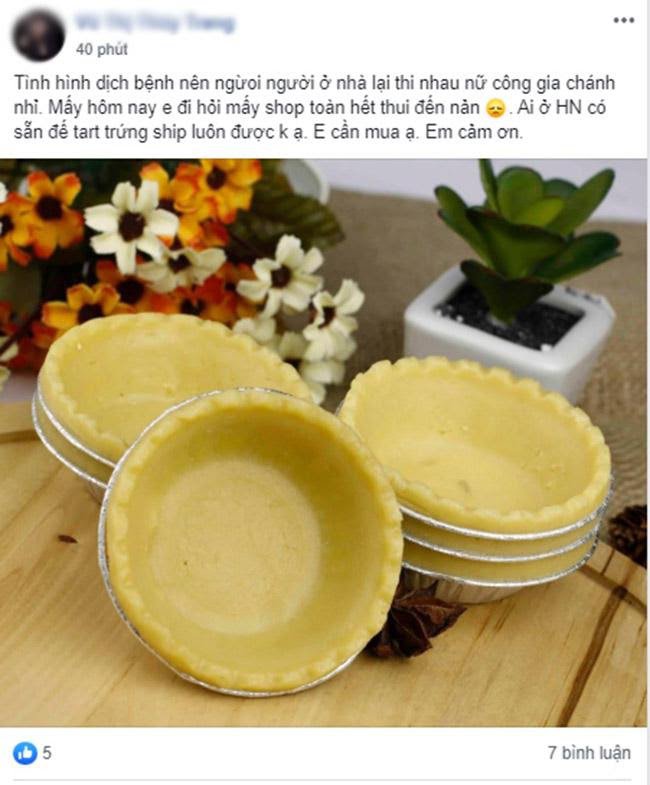 Nghỉ phòng dịch, chị em đua nhau làm amp;#34;vua đầu bếpamp;#34;, nguyên liệu làm bánh đắt hàng như tôm tươi - 7