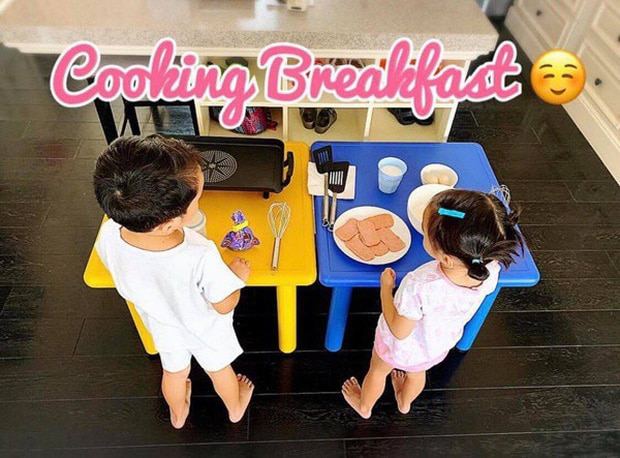 2 con là cháu nội tỷ phú nhưng vẫn được mẹ Tăng Thanh Hà amp;#34;chếamp;#34; đồ cũ làm đồ chơi - 5