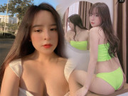 Làm đẹp - Mới sinh năm 2001, hot girl thế hệ mới đã sở hữu vòng một đẹp hơn cả Hoa hậu