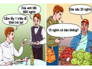 Eva tám - Không tiếc tiền bo ở nhà hàng nhưng chúng ta lại mặc cả từng đồng khi đi chợ 