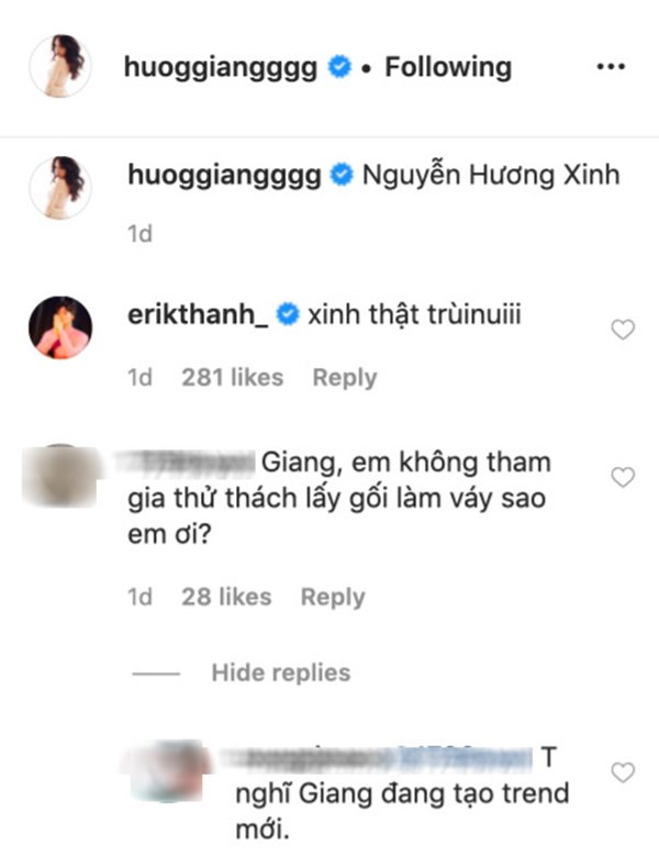 nguoi nguoi nha nha lay goi lam vay, huong giang mot minh mot kieu lai noi bat hon han - 4