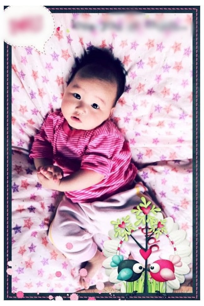 Ảnh hiếm của con trai Bảo Thanh thuở lọt lòng: Đeo nơ hồng, được bố lóng ngóng cho ăn bột - 9