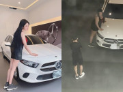Tin tức - Hot girl ngực "khủng" bị bóc phốt ảnh thật khác 180 độ khi khoe ảnh đứng cạnh siêu xe