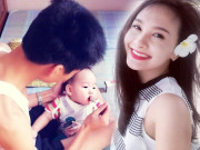 Giải trí - Ảnh hiếm của con trai Bảo Thanh thuở lọt lòng: Đeo nơ hồng, được bố lóng ngóng cho ăn bột