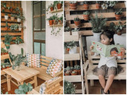 Nhà đẹp - Mẹ Hà Nội cải tạo “chuồng cọp” 6m2 thành ban công ngập sắc, chỉ mất 10 triệu