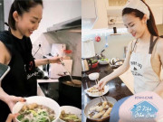 Giải trí - Đông Nhi nấu phở điêu luyện, Tóc Tiên làm đủ món thịnh soạn cho ông xã hậu kết hôn