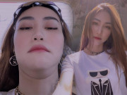 Làm đẹp - Dân mạng dậy sóng với chiếc cằm đầy nọng lạ lùng của Ngân Khánh
