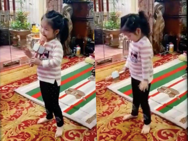 Con gái 3 tuổi của Tuấn Hưng vừa hát vừa nhảy theo nhạc, dân tình rần rần khen ngợi