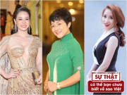Giải trí - Hóa ra tên khai sinh của MC Thảo Vân, Nhật Kim Anh, Thanh Thanh Hiền ít ai đoán được!
