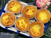 Bếp Eva - Học vợ đảm làm bánh tart trứng đơn giản nhưng tuyệt ngon bằng nồi chiên không dầu, đế mua sẵn