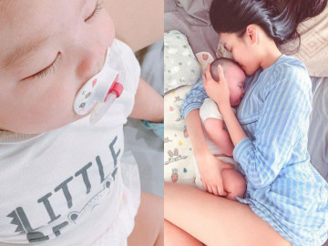 Siêu mẫu Lan Khuê khoe ảnh con trai trắng bụ bẫm sau 3 tháng chữa bệnh di truyền gia đình