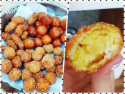 Bếp Eva - Mẹ đảm Hải Phòng mách cách làm bánh rán vừng giòn ngon, nóng hổi, hàng nghìn chị em mê