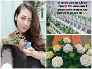 Nhà đẹp - Á hậu Tú Anh khoe ban công nhà ngập hoa, còn từng tự trồng rau cho con ăn dặm