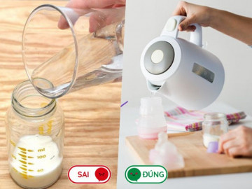 6 sai lầm khi pha sữa cho con nhiều cha mẹ hiện đại vẫn mắc phải mà không biết