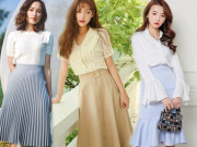Thời trang - Đảm bảo khi diện những mẫu chân váy này, nàng công sở ngoài 30 sẽ trẻ trung hơn bội phần