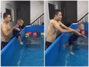 Làm mẹ - Em bé gào thét bị đẩy xuống nước học bơi, BS nói nguy hiểm, thầy giáo dạy bơi lên tiếng?