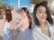 Làm đẹp - Sau khi lộ ảnh hút thuốc lá, Cao Thái Hà vẫn tự tin khoe trọn da trắng, tóc thướt tha