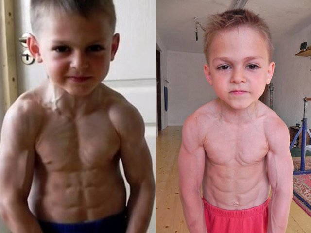 Bé trai 9 tuổi gây bão vì amp;#34;mặt học sinh, thân hình phụ huynhamp;#34; 5 năm trước giờ ra sao? - 1