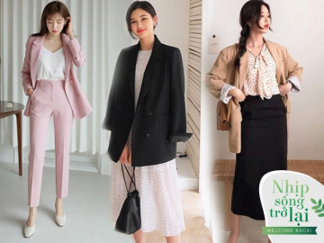 Có một kiểu áo giúp giấu gọn eo kém thon, lại thanh lịch tuyệt đối cho nàng diện đi làm