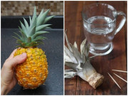 Nhà đẹp - Vợ đem ngọn dứa cắm vào cốc nước, 3 ngày chồng ngỡ ngàng khi thấy thành quả