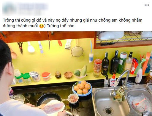 Nghỉ lễ mùa dịch: Sáng dậy chồng ngẩn ngơ khi thấy amp;#34;nàng thơamp;#34;, vợ cười bò nhìn chồng vào bếp - 4