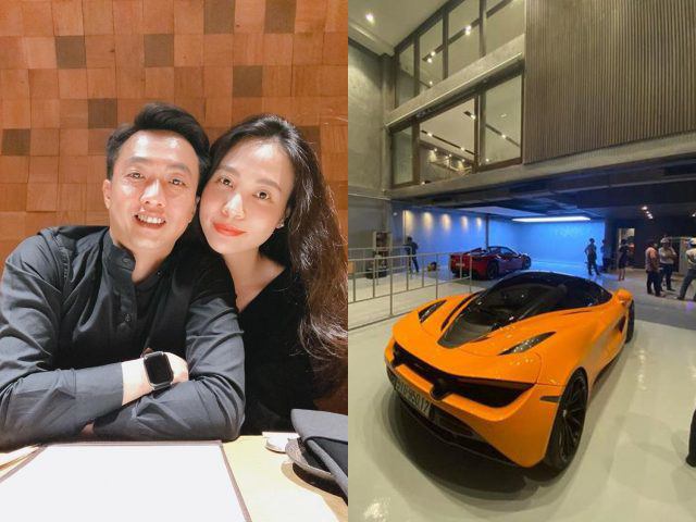 Bà xã Cường Đô La khoe một góc biệt thự triệu đô, riêng gara để siêu xe đã hoành tráng