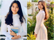 Làm mẹ - Bé gái diện áo dài trắng xinh hút hồn gây sốt mạng, danh tính hoá ra cũng không vừa