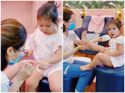 Làm mẹ - Con gái Hà Anh chuẩn rich kid Việt, chưa đầy 2 tuổi đi làm móng spa sang chảnh