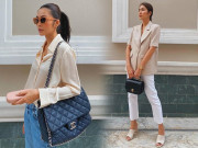 Thời trang - Hà Tăng ra phố với cây đồ toàn món sang xịn, nhưng đắt nhất là chiếc túi Chanel trăm triệu