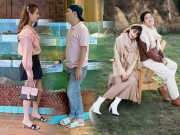 Thời trang - Bắt bài phong cách Trường Giang - Nhã Phương khi chung đôi: chồng mang dép lê, vợ diện túi hiệu