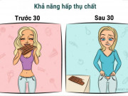 Eva tám - Sự khác biệt của phụ nữ trước và sau 30 tuổi qua bộ tranh đầy thú vị