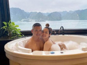 Làm vợ - Hoa hậu 4 con Jennifer Phạm khoe ảnh tắm chung với chồng cực tình cảm