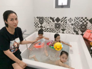 Làm mẹ - Bỉm sữa 3 con, Ốc Thanh Vân quay cuồng cả ngày, tối đến mặt tái mét hết sức sống