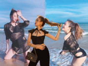 Làm đẹp - Từ ngày dùng món đồ này, Hoàng Thùy Linh chăm khoe body gợi cảm không mỡ bụng