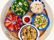 Bếp Eva - Nóng "chảy mỡ" nhưng nhìn những mâm cơm hè của mẹ bầu 9X Quảng Ninh ai cũng muốn ăn ngay