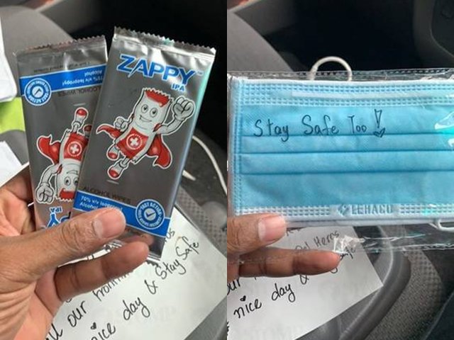 Đi giao hàng lúc mưa bão, anh shipper xúc động vì món quà và chiếc phong bì từ cô gái - 2