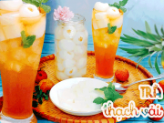 Bếp Eva - Vải vào mùa, nhanh tay làm trà thạch vải thơm ngon, tươi mát thưởng thức nào