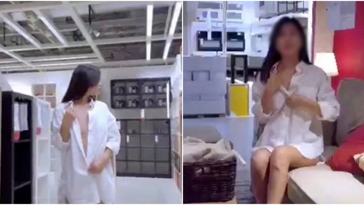 Người phụ nữ làm trò bậy bạ nơi công cộng, tại sao có người thích làm điều  này?